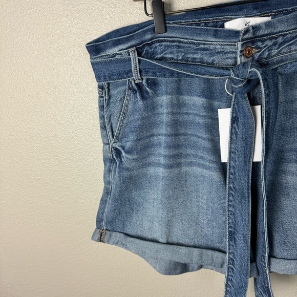 KanCan NWT Sandra High-Rise Belted Jean Shorts - Picture 4 of 10